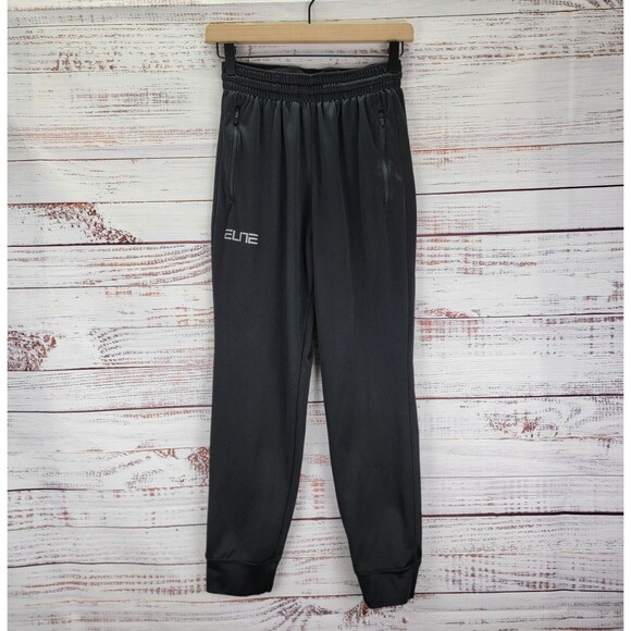 Nike Elite Dri-Fit Activewear Pants Mens S Black Athleisure Performance Joggers - Picture 1 of 10